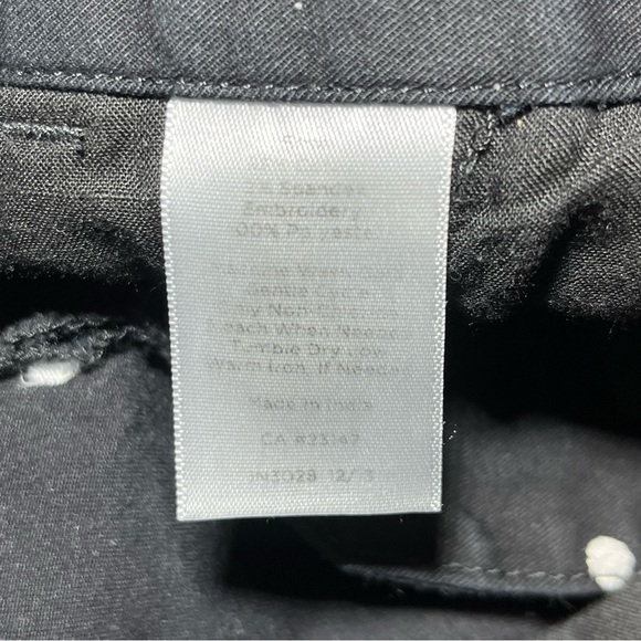 Talbots Polka Dot Chino Shorts Womens Size 10 Black Mid Rise Casual - Picture 5 of 9